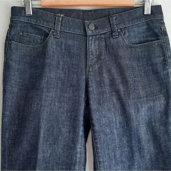 ANN TAYLOR Dressy Classic Blue Jeans Pants Sz 0 - Picture 5 of 11